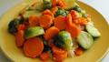 Citrus Carrots and Brussels Sprouts created by Debbwl