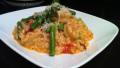 Shrimp and Sun-Dried Tomato Risotto With Asparagus created by pkhemmerich