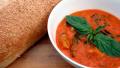 Roasted Red Pepper & Tomato Soup With Spinach Gnocchi created by Mamas Cookin