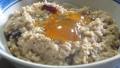 Peanut Butter and Jelly Oatmeal created by Muffin Goddess