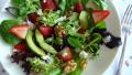 Strawberry Avocado Salad With Field Greens created by BecR2400