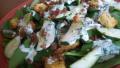 Spinach Salad With Bacon and Croutons created by Parsley