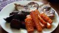 Roasted Carrots and Beets With the Juiciest Pork Chops created by morgainegeiser