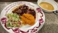New Zealand Rack of Lamb With Sweet Potato Mash and Three Bean R created by chriscddo