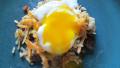 Crispy Potatoes over Crumbled Sausage With Poached Egg #5FIX created by DailyInspiration