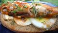 Open-Face Sardine and Egg Sandwich created by LifeIsGood