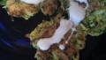 Zucchini Fritters With Sour Cream Sauce created by alvinakatz
