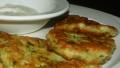 Zucchini Fritters With Sour Cream Sauce created by Baby Kato