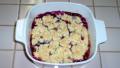 Blueberry and Peach Cobbler created by Dorel