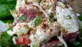 Potato Chicken Salad with a Basil Parsley Mayonnaise created by Caroline Cooks