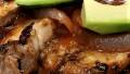 Chuletas De Puerco (Pork Chops) With Sauce and Avocado created by K9 Owned