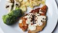 Copycat Olive Garden Parmesan Crusted Chicken created by Swirling F.