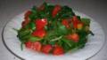 Spinach Sauté With Red Bell Pepper & Preserved Lemons created by Debbwl