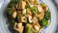 Broccoli and Tofu With Spicy Peanut Sauce created by fawn512