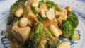 Broccoli and Tofu With Spicy Peanut Sauce created by fawn512