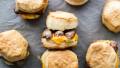 Mini Sausage & Cheese Breakfast Biscuit Sandwiches created by Ashley Cuoco