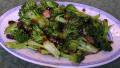 Broccoli and Mushrooms in Oyster Sauce created by Jenny Sanders