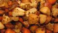 Balsamic-roasted Baby Potatoes & Carrots created by Vino Girl