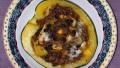 Ground Beef & Apple Filled Acorn Squash Halves created by Julesong