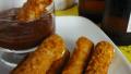 Low-Fat Baked Cheese Sticks created by Caroline Cooks