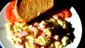 Perfect Ham and Cheese Scrambled Eggs created by Bergy