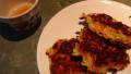 Cheesy  Baked Zucchini, Sweet Potato Patties created by pommy_shortcake