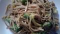 Broccoli and Soba Noodles created by ladyretta