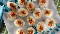 Deviled Eggs With Candied Bacon created by Food.com