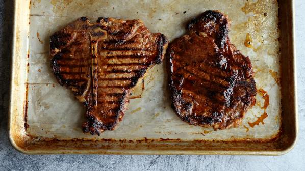 Grilled T-Bone Steaks