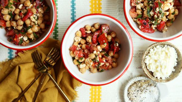 Chickpea Salad with Cumin Vinaigrette