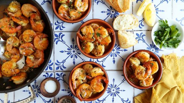Dirty Shrimp in Butter-Beer Sauce
