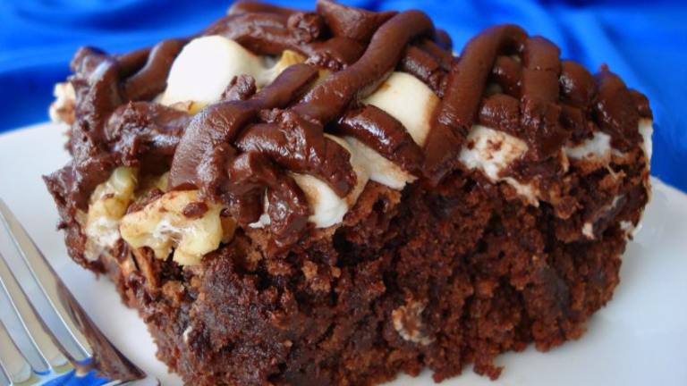 Delicious Rocky Road Brownies created by Marg CaymanDesigns