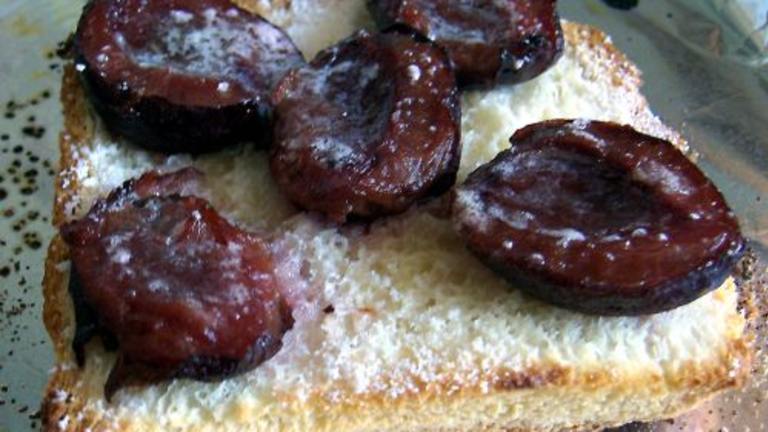 Baked Plums on Brioche Created by Derf2440