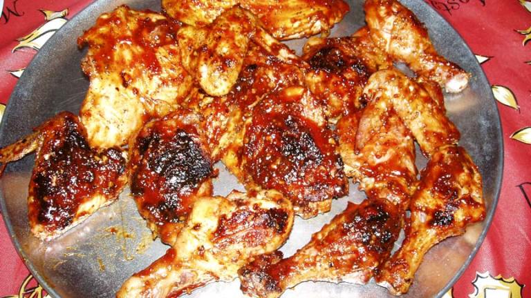 Zesty & Sweet Barbecued Picnic Chicken created by Midwest Maven