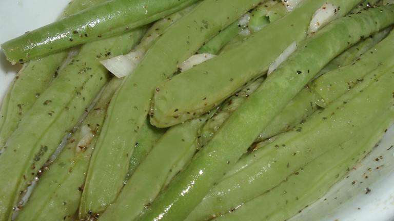 Baked Garlic Green Beans created by Bergy
