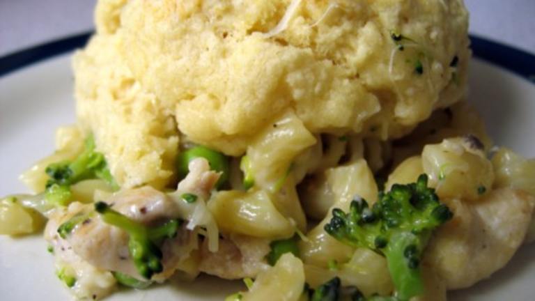 Healthy and Easy Chicken and Biscuits Casserole created by Juju Bee