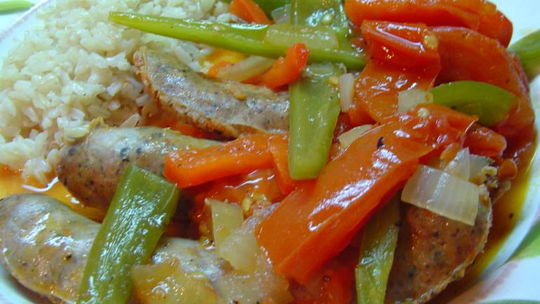 Sausages & Bell Peppers created by CountryLady