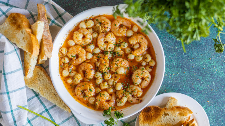 Shrimp and Scallop Scampi created by LimeandSpoon