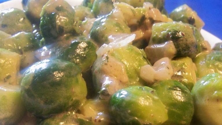 Sheila's (saucy) Brussels Sprouts Created by Parsley