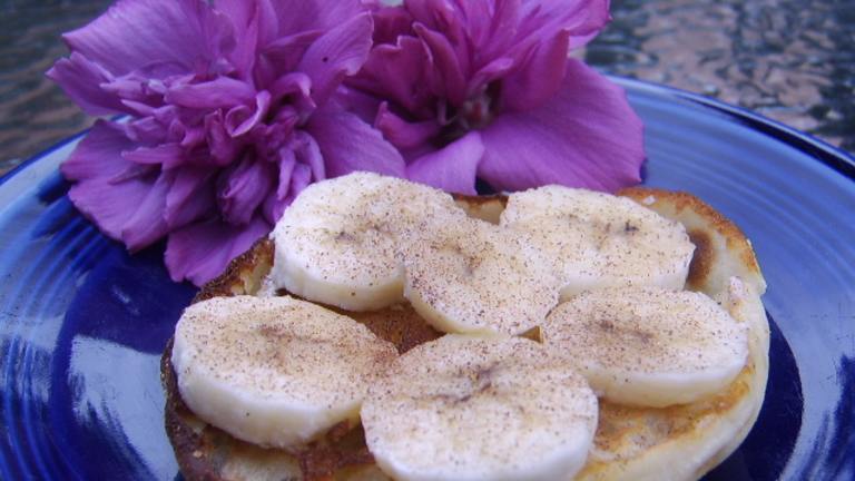 English Muffins Topped With Bananas and Cinnamon Sugar. Created by LifeIsGood