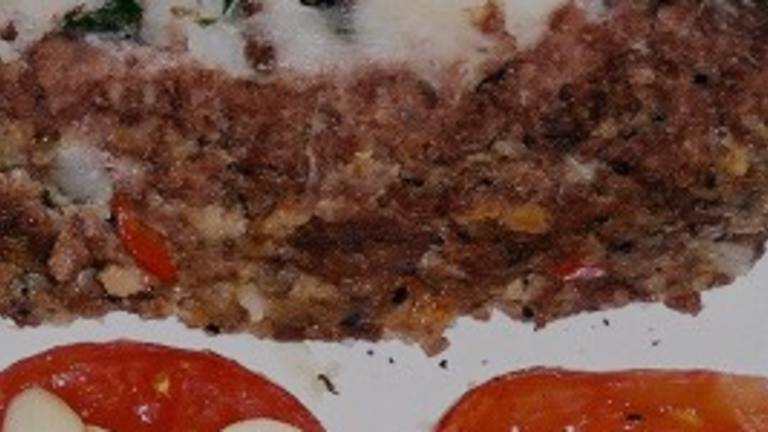 Italian Layered Meat-and-potato Loaf With Roasted Tomatoes Created by Bobtail