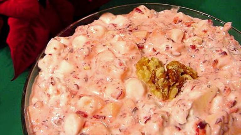 Cranberry and Marshmallow Salad Created by Marg CaymanDesigns 
