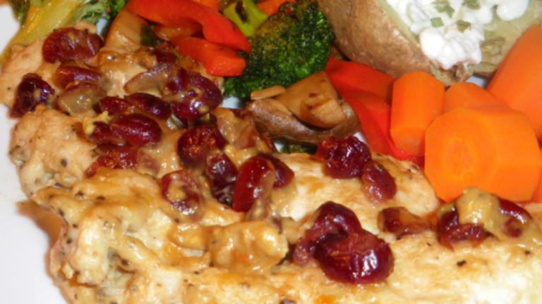 Mustard Cranberry Chicken Breasts Created by Bergy
