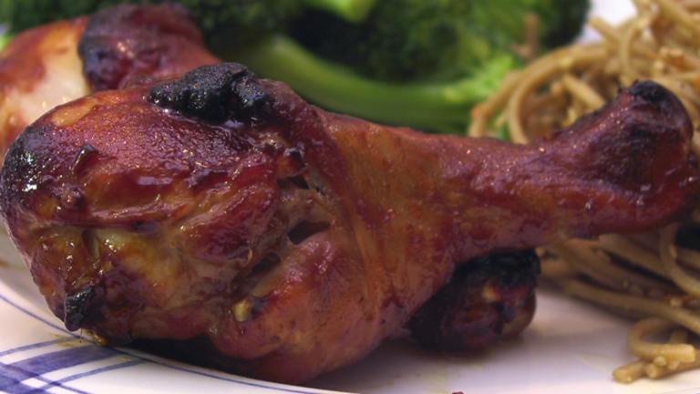 Hoisin Oven  Barbecue Chicken Created by MathMom.calif