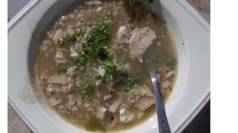 Low-sodium Chicken Rice Soup Created by Sharon123