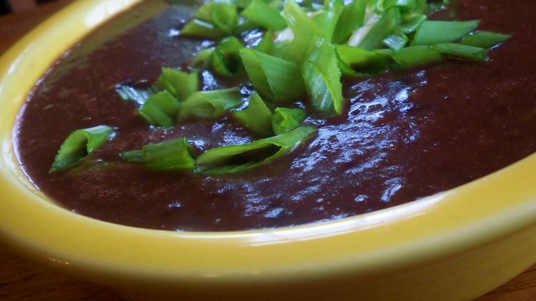 Black Bean & Salsa Soup created by Parsley