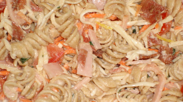 Turkey, Bacon Pasta Salad With Lemon Basil Dressing created by sbera007