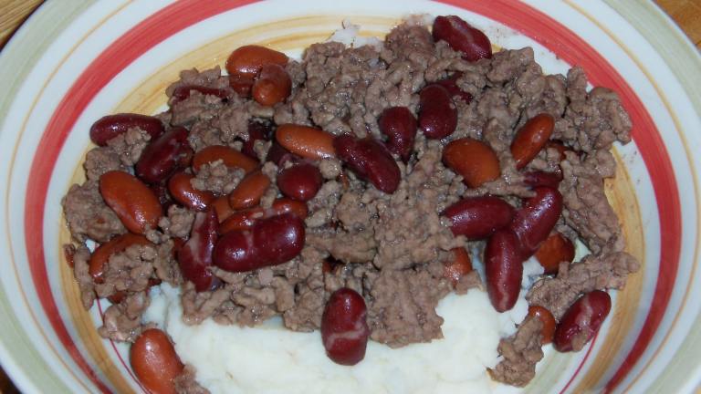 Hamburger and Kidney Beans created by Soup Fly 