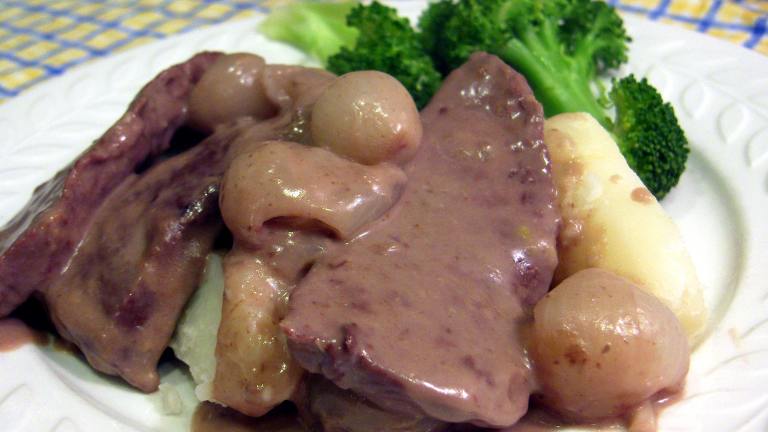 Easy Round Steak With Mushroom Soup Gravy created by Derf2440