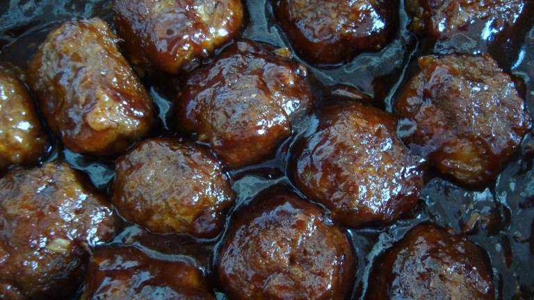 Honey Garlic Appetizer Meatballs created by reena23